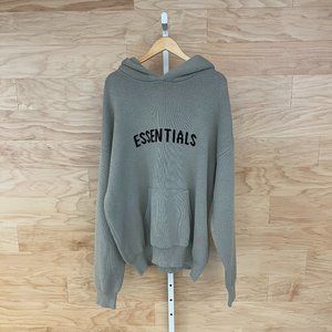 Fear of God Essentials Knit Pullover Hoodie worn by Noah